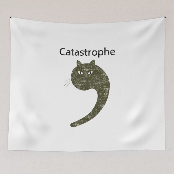 Item preview, Cat as apostrophe funny typography catastrophe designed and sold by peter2art.