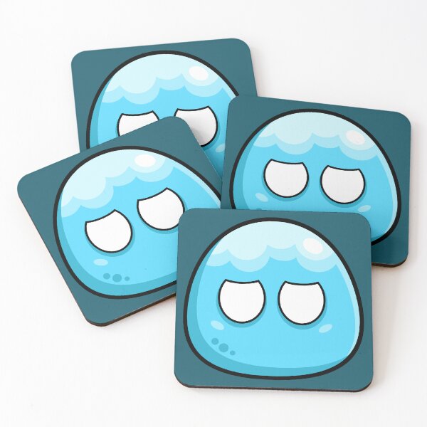 Item preview, Genshin Impact Cute Slime Cryo Element designed and sold by Kubala Designs.