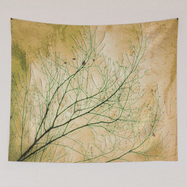 Item preview, Abstract Autumn Tree Branches with Amber Grunge Background designed and sold by SXW Designs.