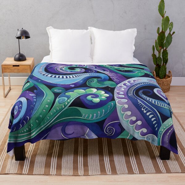 Artikelvorschau, Neuseeland Māori Paua Muster Koru Design 40 entworfen und verkauft von GrinGalore.