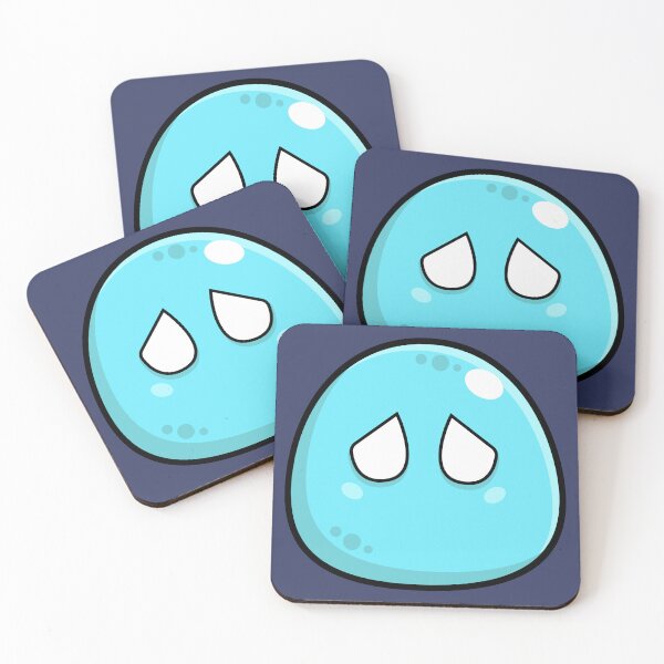 Item preview, Hydro Genshin Impact Cute Slime Hydro Element designed and sold by Kubala Designs.
