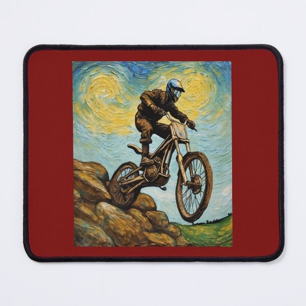 Item preview, "Daring trial motorbike  Action" designed and sold by Artisticanvas.