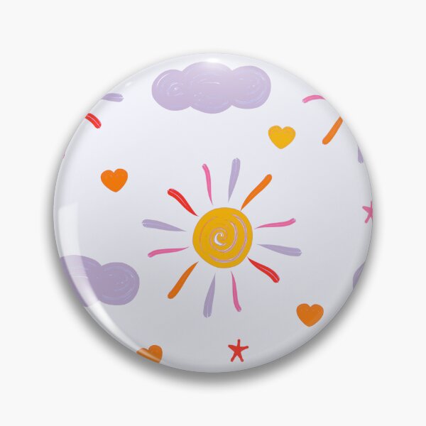 Item preview, Sun and Cloud seamless pattern - ST 0004 C designed and sold by The Colorful Corner.
