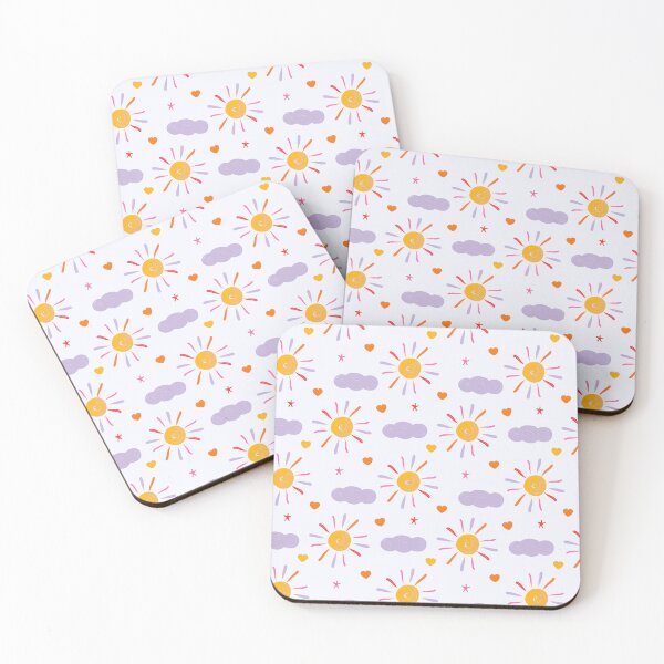 Item preview, Sun and Cloud seamless pattern - ST 0004 C designed and sold by The Colorful Corner.
