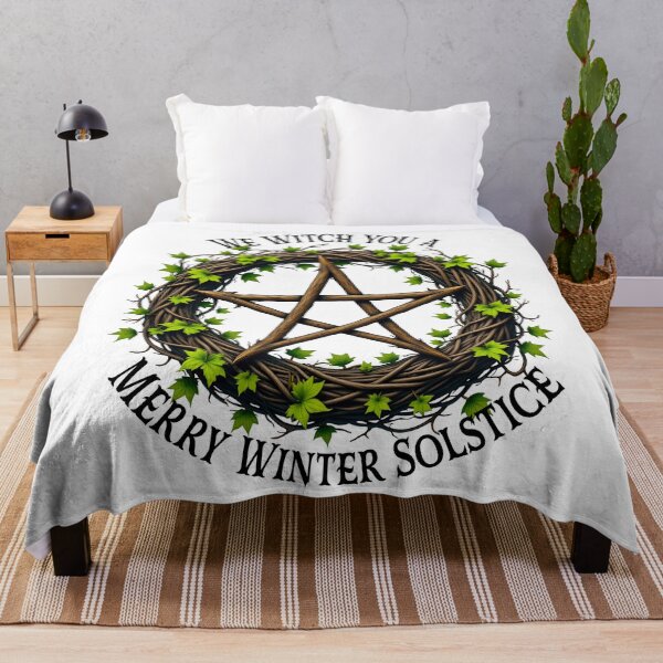 Item preview, We Witch You A Merry Winter Solstice designed and sold by Angry Swan Designs.