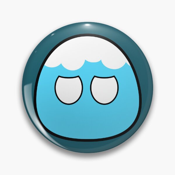 Item preview, Genshin Impact Cute Slime Cryo Element designed and sold by Kubala Designs.