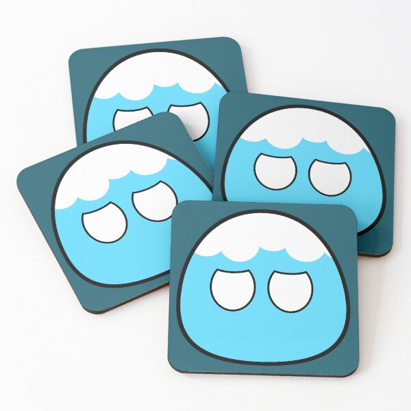 Item preview, Genshin Impact Cute Slime Cryo Element designed and sold by Kubala Designs.