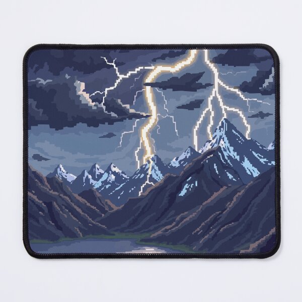 Item preview, Pixel Peaks Lightning in the Storm designed and sold by NaturePixel.