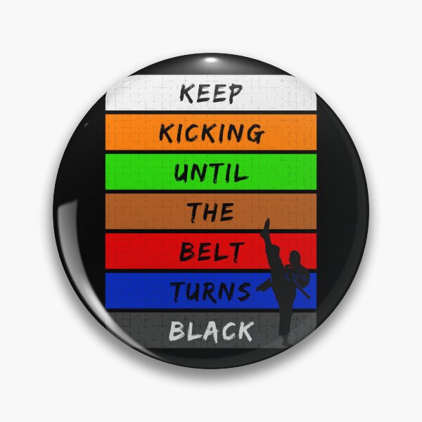 Item preview, Tang Soo Do Motivational Quote - Keep Kicking designed and sold by neonwaverunner.