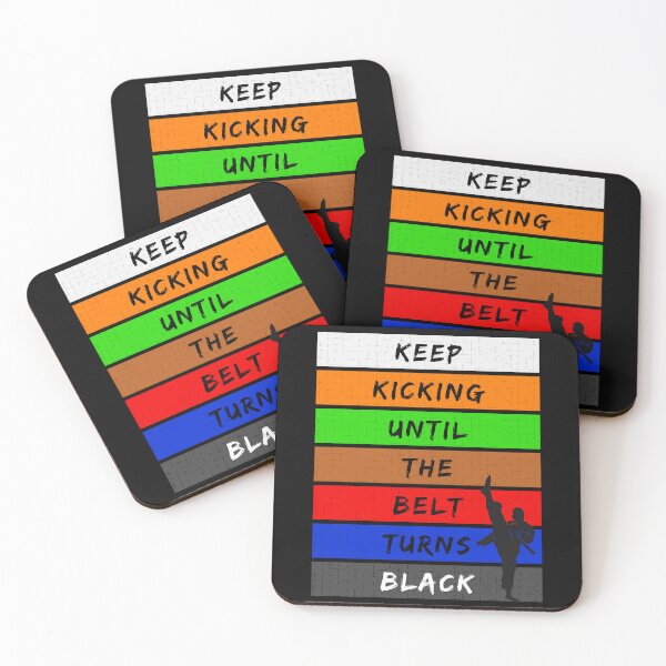 Item preview, Tang Soo Do Motivational Quote - Keep Kicking designed and sold by neonwaverunner.