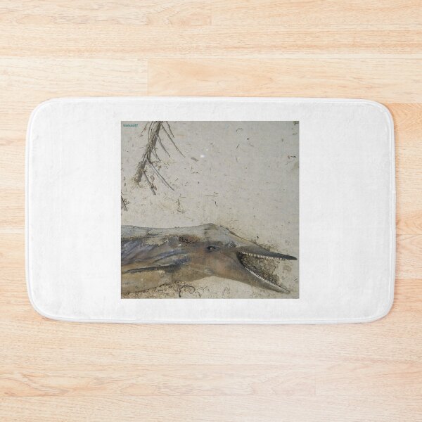Item preview, A happy dolphin in eternal peace on the beach designed and sold by ZoffArt-Shop.