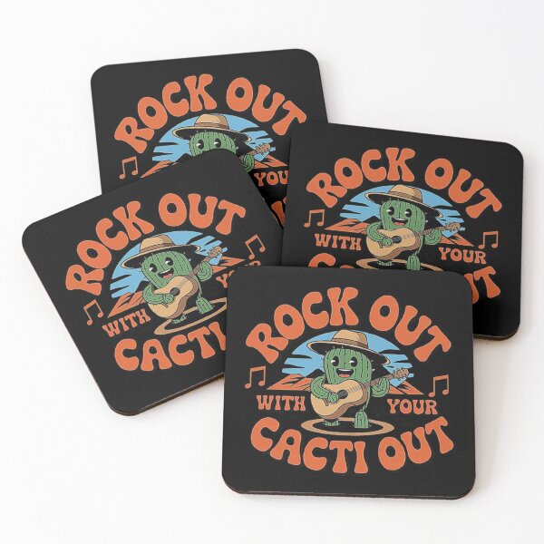 Item preview, Cactus Playing Guitar - Rock Out with Your Cacti Out Desert Theme designed and sold by love3617.