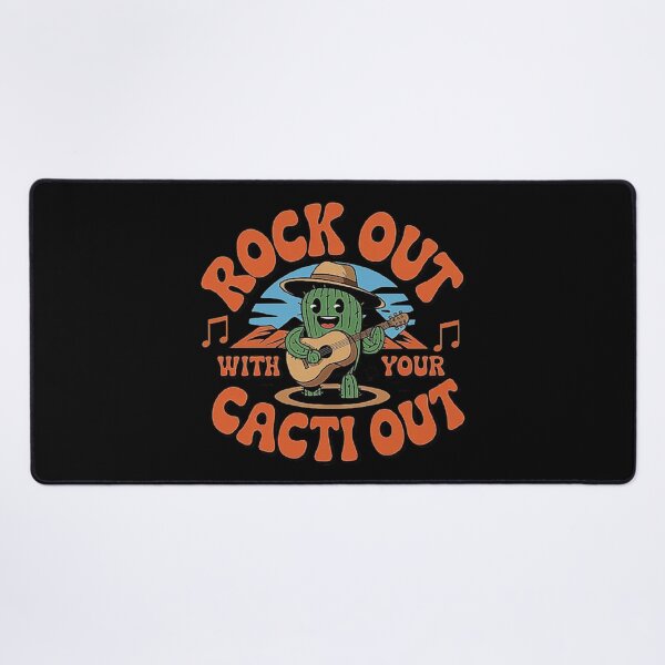 Item preview, Cactus Playing Guitar - Rock Out with Your Cacti Out Desert Theme designed and sold by love3617.