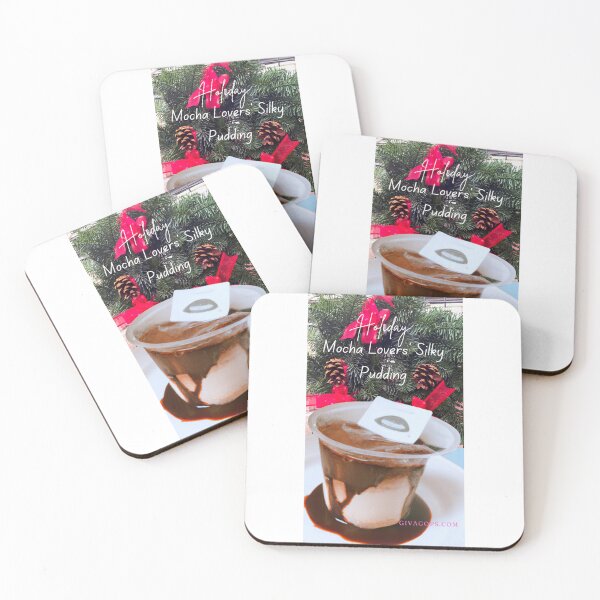 Item preview, Mocha Lovers’ Silky Holida Pudding designed and sold by CUTESTUFFnow.
