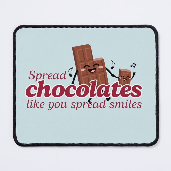 Item preview, Spread Chocolates Like You Spread Smiles | Cute Chocolate Bar Design designed and sold by Literally-True.