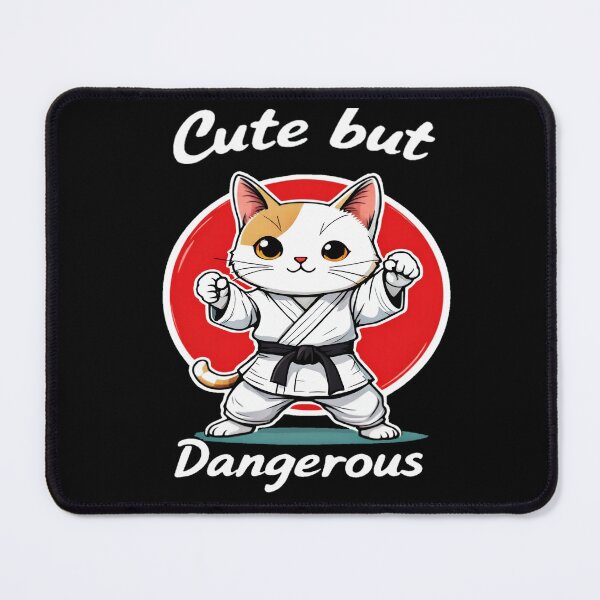 Item preview, Cute But Dangerous Funny Karate Cat designed and sold by AlphaTeez.