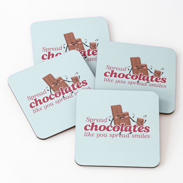 Item preview, Spread Chocolates Like You Spread Smiles | Cute Chocolate Bar Design designed and sold by Literally-True.