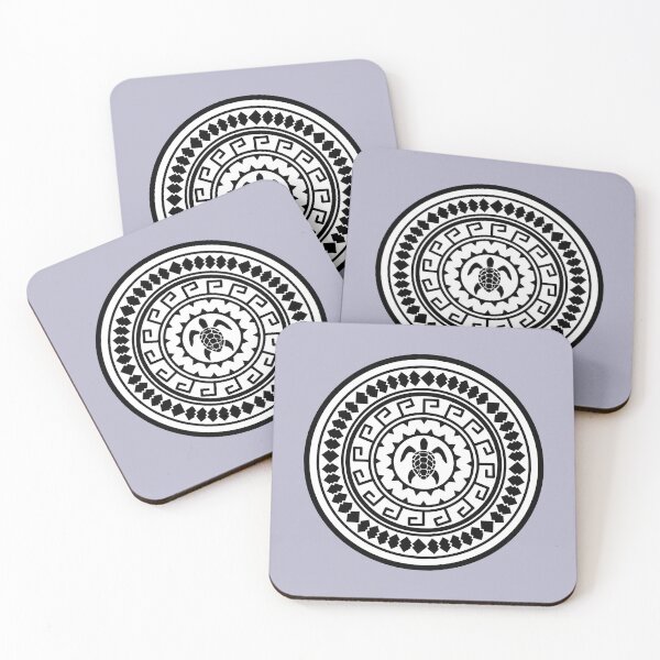 Item preview, Mãori Mandala Turtle purple designed and sold by Saltycurrent1.