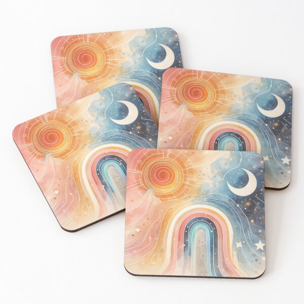 Item preview, sun moon and rainbow designed and sold by blondie.simmer.