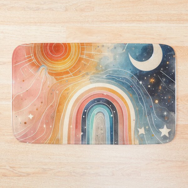 Item preview, sun moon and rainbow designed and sold by blondie.simmer.