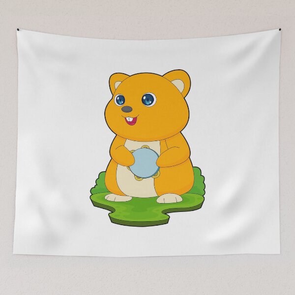 Item preview, Hamster Musician Drum Music designed and sold by Snabdesign84.