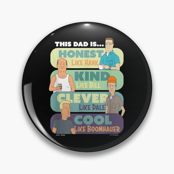 Item preview, King Of The Hill Father's Day This Dad Is Honest Title Logos designed and sold by Nannythenimfa.