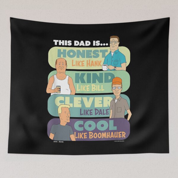 Item preview, King Of The Hill Father's Day This Dad Is Honest Title Logos designed and sold by Nannythenimfa.