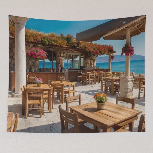 Item preview, The Greek Coffee Oasis designed and sold by BlareBlare.