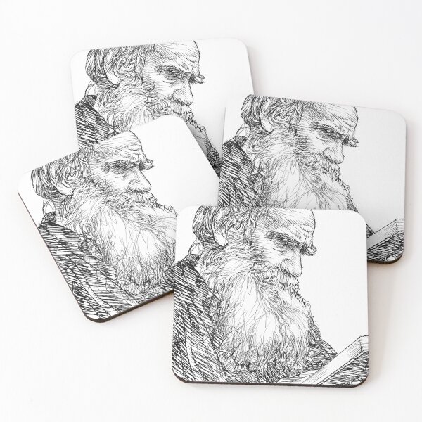 Item preview, LEO TOLSTOY ink portrait .3 designed and sold by lautir.
