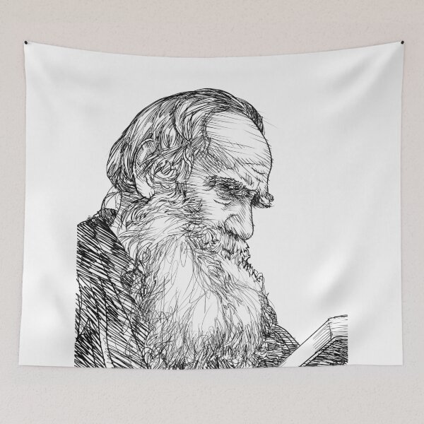 Item preview, LEO TOLSTOY ink portrait .3 designed and sold by lautir.