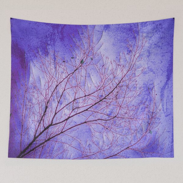 Item preview, Abstract Autumn Tree Branches with Indigo Grunge Background designed and sold by SXW Designs.