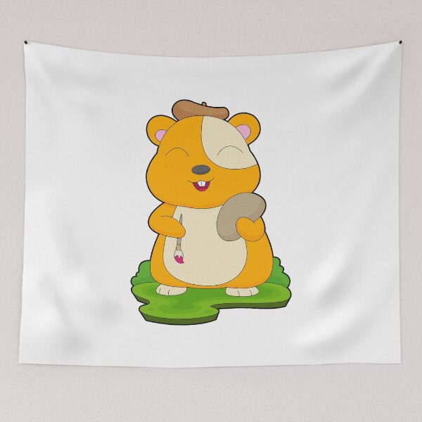 Item preview, Hamster Painter Paint brush Painting designed and sold by Snabdesign84.
