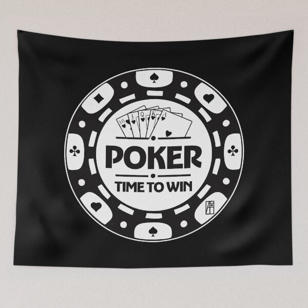 Item preview, GAME - POKER - TEXAS HOLDEM - Time to win - 1 designed and sold by ArtProjectShop.