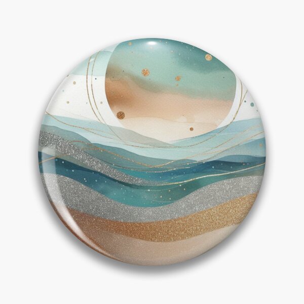 Item preview, sun over abstract bright ocean designed and sold by blondie.simmer.