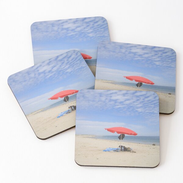 Item preview, A parasol on a deserted island designed and sold by ZoffArt-Shop.