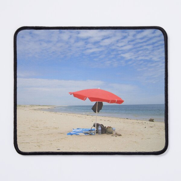 Item preview, A parasol on a deserted island designed and sold by ZoffArt-Shop.