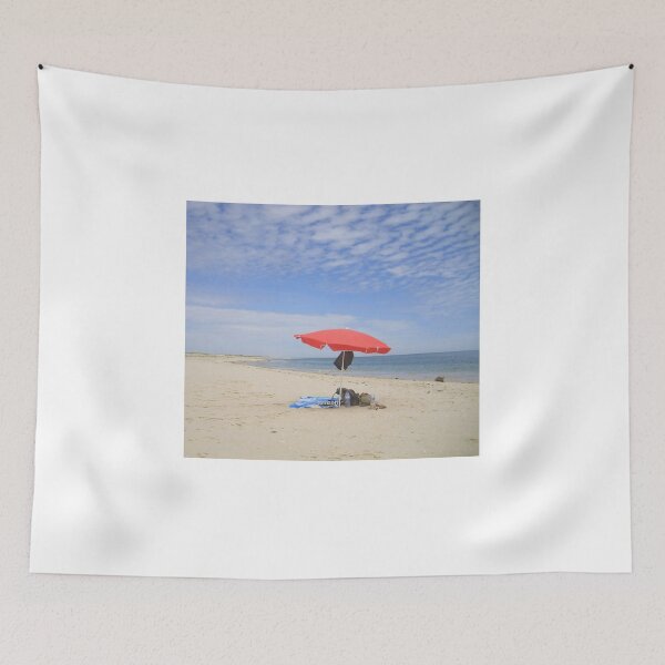 Item preview, A parasol on a deserted island designed and sold by ZoffArt-Shop.
