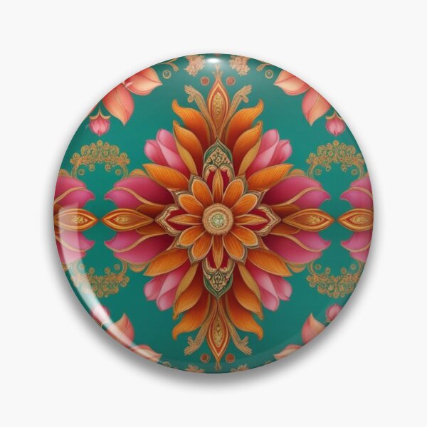 Item preview, Indian-Inspired Gold and Petal Pattern designed and sold by MyriadVoices.