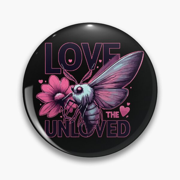 Item preview, Love The Unloved Floral Cute Moth Watercolor designed and sold by TomFrontierArt.