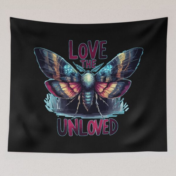 Item preview, Love The Unloved Cute Night Moth Watercolor designed and sold by TomFrontierArt.