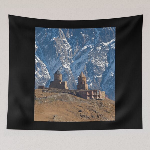 Item preview, Cminda Sameba Georgia - Gergeti Trinity Church - Majestic Georgia  designed and sold by ZyziowskyArt.