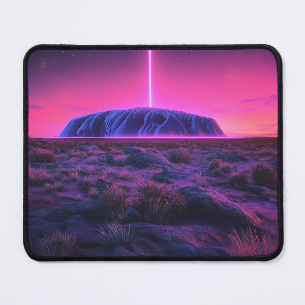 Item preview, Synthwave Uluru designed and sold by BurblePodcast.