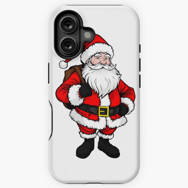 Item preview, little santa claus, santa claus figure for christmas funny cartoon. cute santa claus character figure from the front illustration graphic designed and sold by Marcin Adrian.