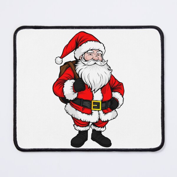 Item preview, little santa claus, santa claus figure for christmas funny cartoon. cute santa claus character figure from the front illustration graphic designed and sold by Marcin Adrian.