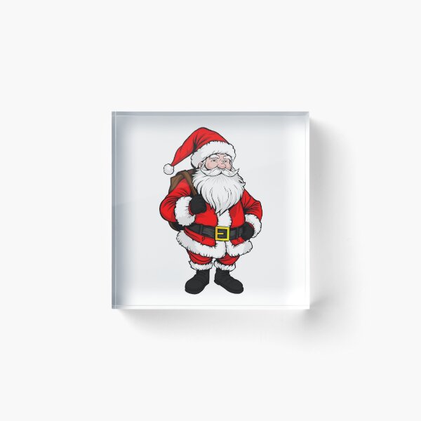 Item preview, little santa claus, santa claus figure for christmas funny cartoon. cute santa claus character figure from the front illustration graphic designed and sold by Marcin Adrian.