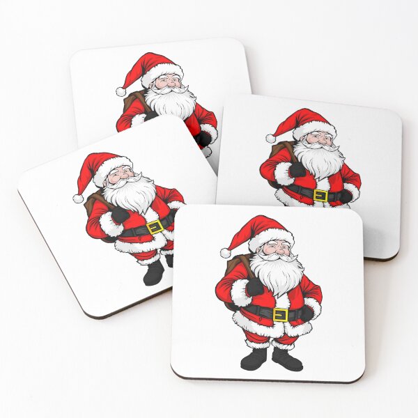 Item preview, little santa claus, santa claus figure for christmas funny cartoon. cute santa claus character figure from the front illustration graphic designed and sold by Marcin Adrian.