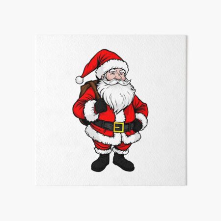 Item preview, little santa claus, santa claus figure for christmas funny cartoon. cute santa claus character figure from the front illustration graphic designed and sold by Marcin Adrian.
