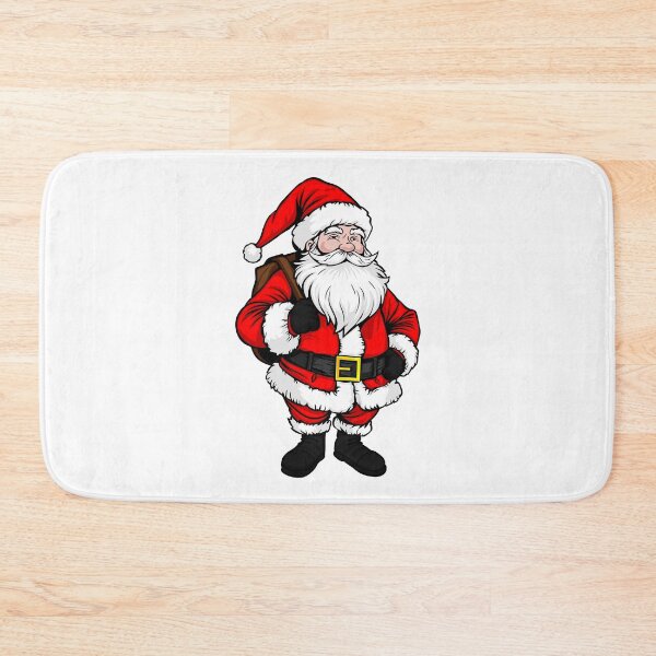Item preview, little santa claus, santa claus figure for christmas funny cartoon. cute santa claus character figure from the front illustration graphic designed and sold by Marcin Adrian.
