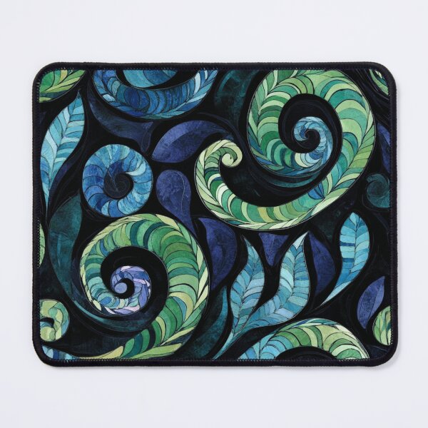 Item preview, New Zealand Māori Paua Pattern Koru Design 42 designed and sold by GrinGalore.