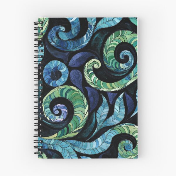 Item preview, New Zealand Māori Paua Pattern Koru Design 42 designed and sold by GrinGalore.